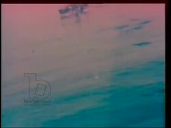 P-51s strafing, fishermen, fishing boats, harbours attacked, landing on Iwo Jima, US Army, Pacific War, 1945 Stock Footage