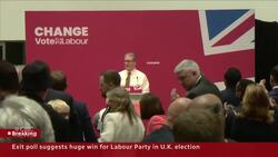 Exit polls suggest Labour set for landslide victory in U.K. election News Clip