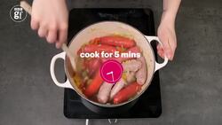 Sausage bean casserole Instructional Video