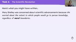 Frankenstein's regret and the scientific revolution Instructional Video