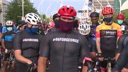 Toronto cyclist completes journey in honour of George Floyd News Clip