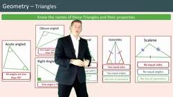 Classifying and Identifying Triangles by Angles and Side Lengths Instructional Video