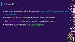 HashiCorp Certified - Vault Associate Course - Exam Tips for Objective 1 Instructional Video