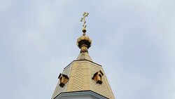 The dome of the Orthodox Church. Stock Footage