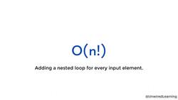 Data Structures and Algorithms The Complete Masterclass - Big O(n!) Complexity Instructional Video