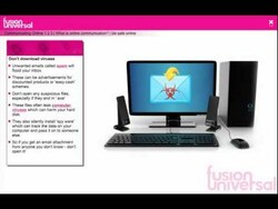 Be safe online - the virtual school - IT for teachers in Africa Instructional Video