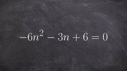 How to use the discriminat to describe your solutions Instructional Video