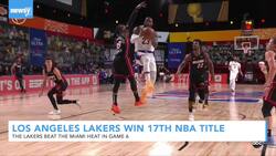 Lakers Win Championship In Game 6 Against Miami Heat News Clip