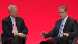 Former Google CEO attacks red tape in sit down with Prime Minister News Clip