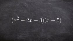 Multiplying Trinomials by Binomials and Determining the Results - Math Tutorial Instructional Video