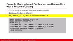 Oracle Database Administration from Zero to Hero - Duplicating a Database Using RMAN - Part II (2 of 2) Instructional Video