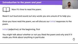 Reading and responding to 'If You Could See Laughter' by Mandy Coe Instructional Video