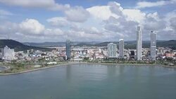 Panama Coast (Costa de Panama). Stock Footage