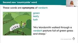 Rich vocabulary associated with the countryside Instructional Video