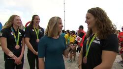 Olympic medallist Sandy Mainville gets a surprise from her family News Clip
