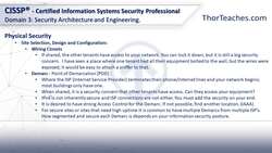 CISSP® Certification Domain 3: Security Architecture and Engineering Video Boot Camp for 2022 - Site selection Instructional Video