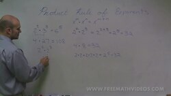 Product Rule of Exponents Instructional Video