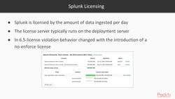 Learning Splunk - Splunk Licensing – How It Works and How to Investigate Your License Utilization Instructional Video