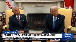 Jordan's King Abdullah II opposes Trump plan to relocate Palestinians from Gaza News Clip