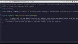 The Complete Solidity Course - Zero to Advanced for Blockchain and Smart Contracts - Memory Keyword in Solidity Instructional Video