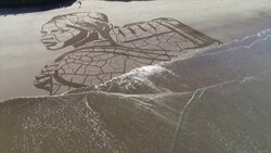 CLEAN : Water Aid land art in northern England marks World Water Day News Clip