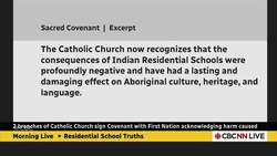 First Nation, Catholic Church agree on residential school truths News Clip