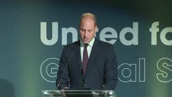 UK: Prince William delivers a keynote speech highlighting the serious and organised nature of illegal wildlife crime at the United for Wildlife (UfW) Global Summit. News Clip