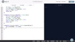 Modify a data structure : Search Method Instructional Video