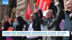 Study: Same-Sex Marriage Generated $3.8B In The U.S. Over 5 Years News Clip