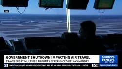 Government shutdown starts to bite at US airports News Clip