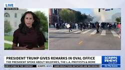 Trump suggests he could use Insurrection Act on protests News Clip