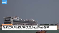 Carnival Cruise Line Ships Will Set Sail Again In August News Clip