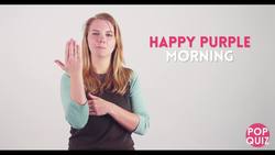 ASL - Travel and opinion pop quiz Instructional Video