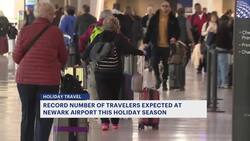 Record number of travelers expected at Newark airport during holiday season News Clip
