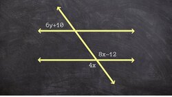 Vertical Angles, Supplementary Angles and Corresponding Angles Used to Solve for X Instructional Video