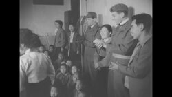 Korean War orphans in class News Clip
