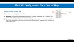 Linux PAM Security Administration - PAM Configuration File - Control Flags Instructional Video