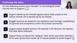 Developing an understanding of 'Wonder' through rich discussions Instructional Video