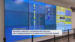 Monitoring holiday travel at Newark Liberty Int'l Airport as staffing issues continue News Clip