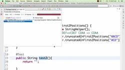 Mockito Tutorial: Learn mocking with 25 Junit Examples - Step 04: Refactoring Your First JUnit Test Instructional Video