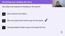 Exploring character relationships in 'The Firework Maker's Daughter' Instructional Video