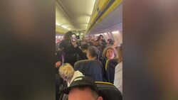 Man arrested onboard flight from London Stansted to Sardinia Instructional Video