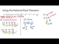 Rational Root Theorem 2 (practice) Instructional Video