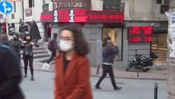 CLEAN : Turks worry as lira drops ahead of ambassador expulsion decision News Clip