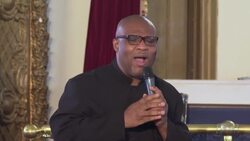 CLEAN : Tears at funeral of 1-year-old victim of gun violence in NYC News Clip