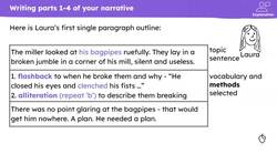 Writing a full narrative piece using the five part narrative structure Instructional Video