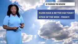 Brighter day with some haze and improving air quality for The Bronx News Clip