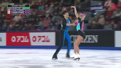 Gilles and Poirier of Canada sit in 6th after the rhythm dance program at Grand Prix Final News Clip