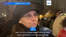 Hundreds protest against France-Israel football match in Paris amid high security News Clip