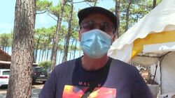 CLEAN : France: COVID-19 testing offered at beach and train station in Arcachon basin News Clip
